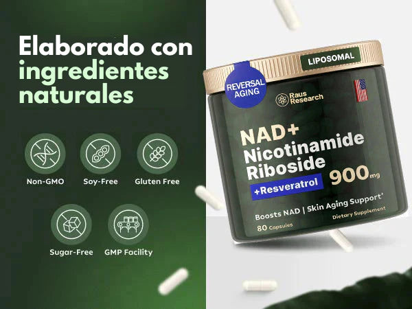 NAD+ de Alta Pureza Anti-Envejecimiento