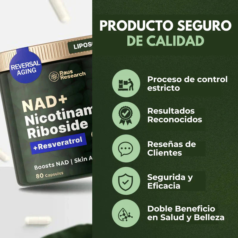 NAD+ de Alta Pureza Anti-Envejecimiento